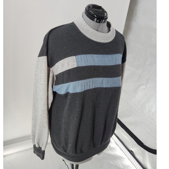 Christian Dior Monsieur Sweater Women's L Crew Neck Long Sleeve Striped - Picture 2 of 7